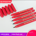 Waterproof ZIG Film Oqaque Pen Red